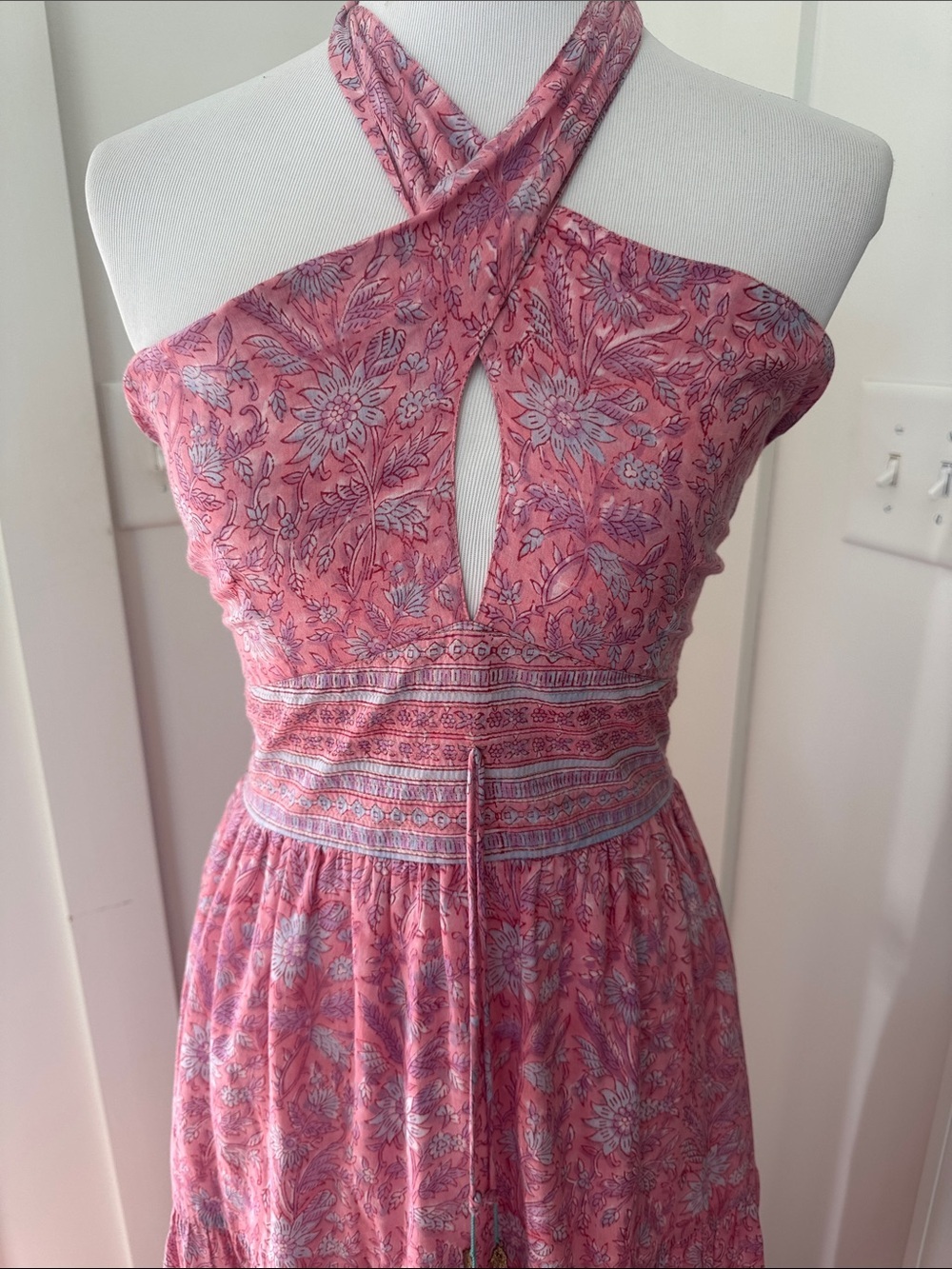 Tuckernuck Bell By Alicia Bell Halter Dress Size S - Picture 3 of 10